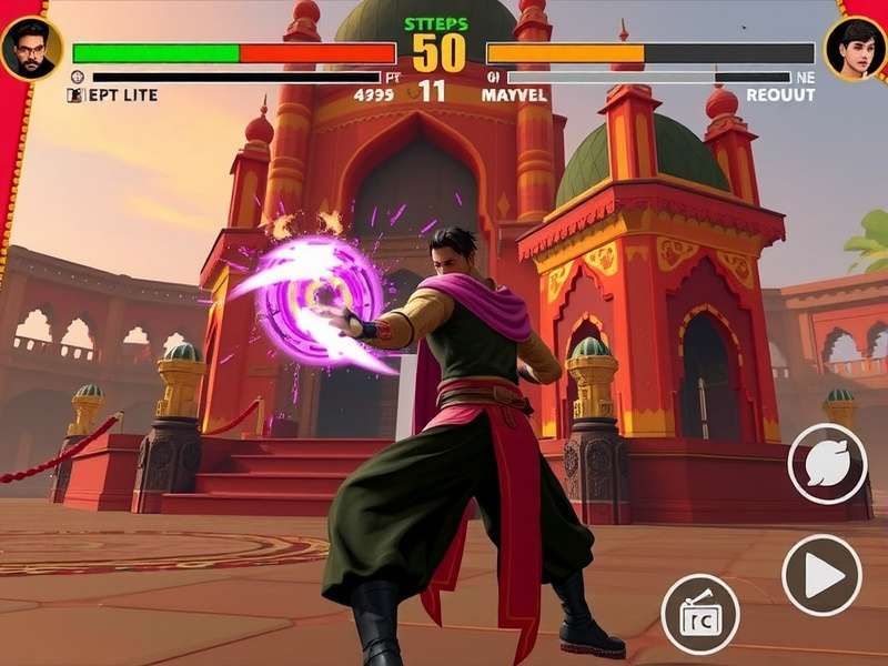 Marvel Mace Elite gameplay screenshot showing character combat